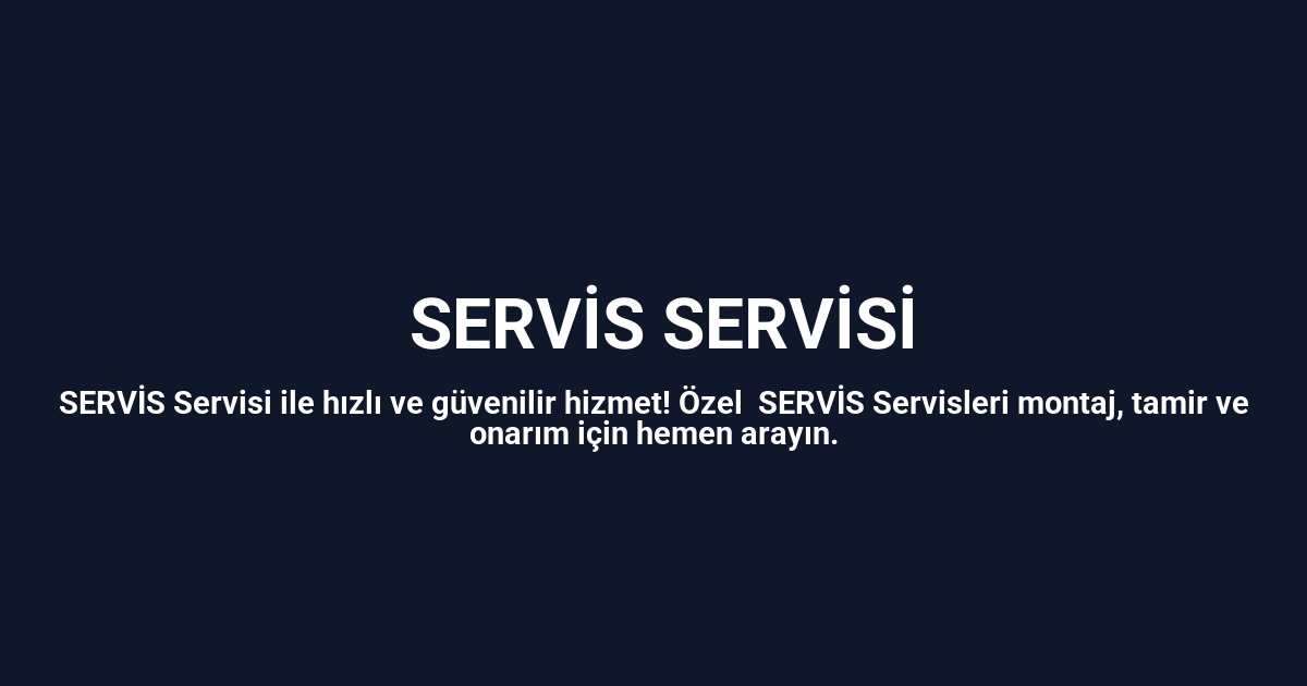Kızılören Dyson Servisi